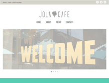 Tablet Screenshot of jolacafe.com
